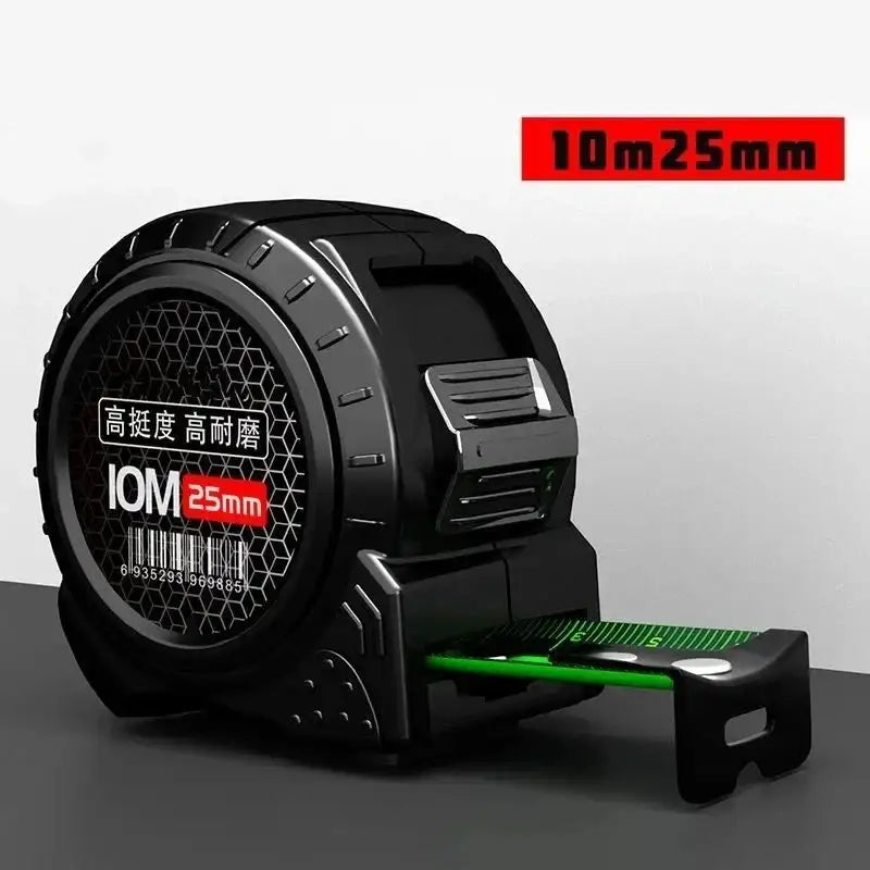 High precision wear-resistant tape measuring tool 3/5/10 meter metric self-locking fluorescent steel ruler