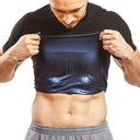 Men's Heat-Trapping Sweat Vest and Compression Shirt Set