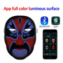Bluetooth APP Control Smart LED Face Masks For Halloween