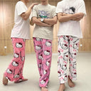 Hello Kitty Flannel Pajamas Cozy Home Pants Gifts For Women