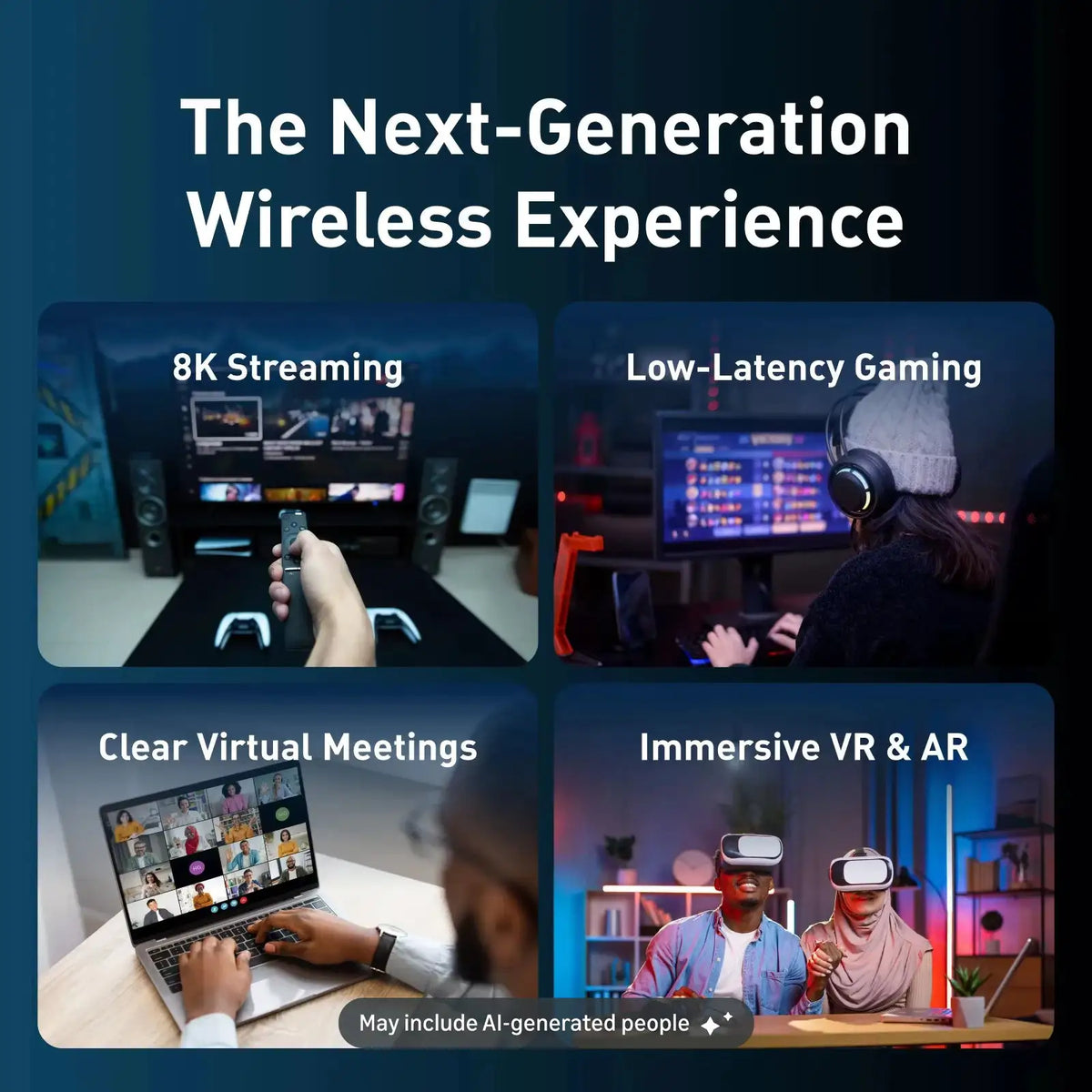 GL.iNet GL-BE6500 (Flint 3e) Dual-band WiFi 7 Home Router for Gaming Wireless Internet Router 5× 2.5G Ports Robust VPN Capabilities,Parental Controls, USB3.0 Qualcomm Quad-core 1.5 GHz, Supports ADGuard Home,OpenVPN,WireGuar