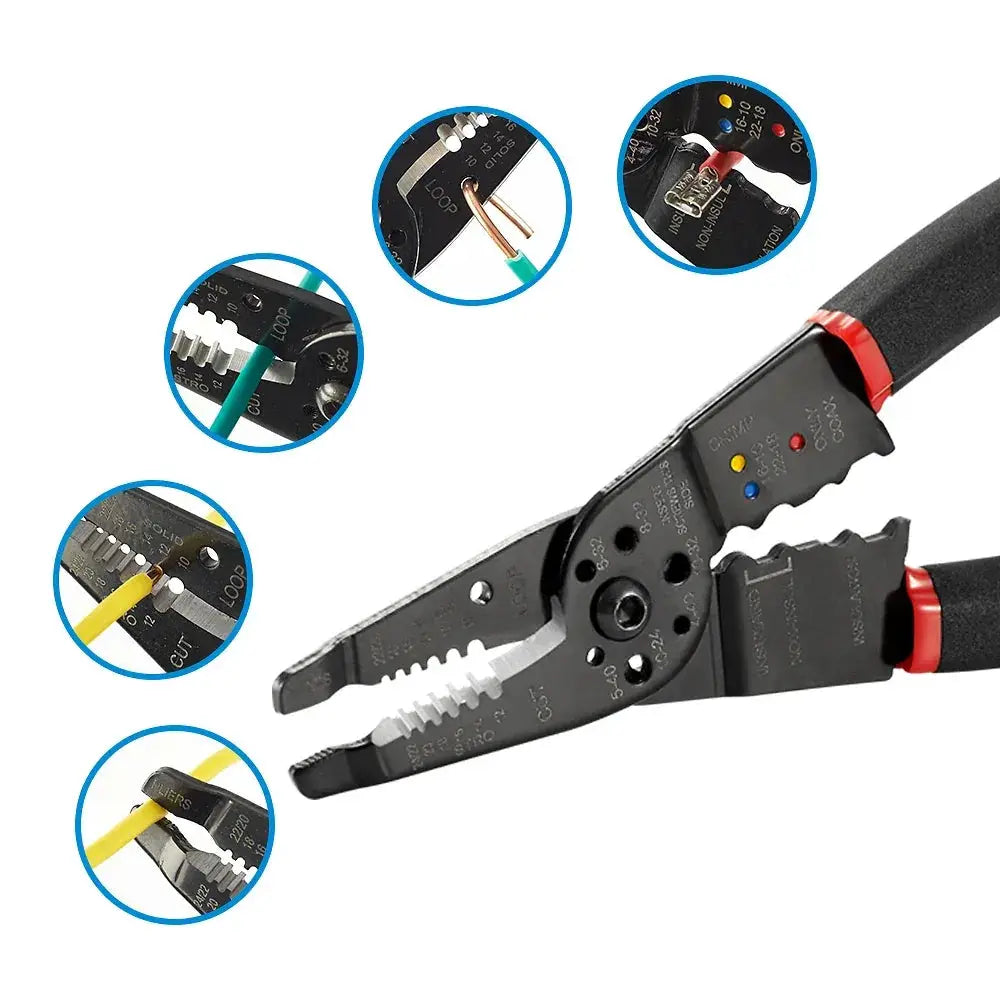 Professional Electrician Wire Terminal Pliers Set Tool