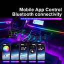 RGB Acrylic Car Ambient Light Kit 18 in 1 Symphony Colors Bluetooth App Control