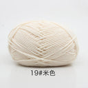 40-50g 4ply Milk Cotton Knitting Yarn For Crochet Craft