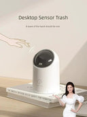Touchless Sensor Desk Trash Bin for Kids