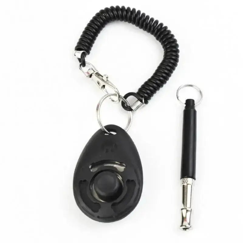 Dog Training Clicker And Whistle Combo Obedience Tool