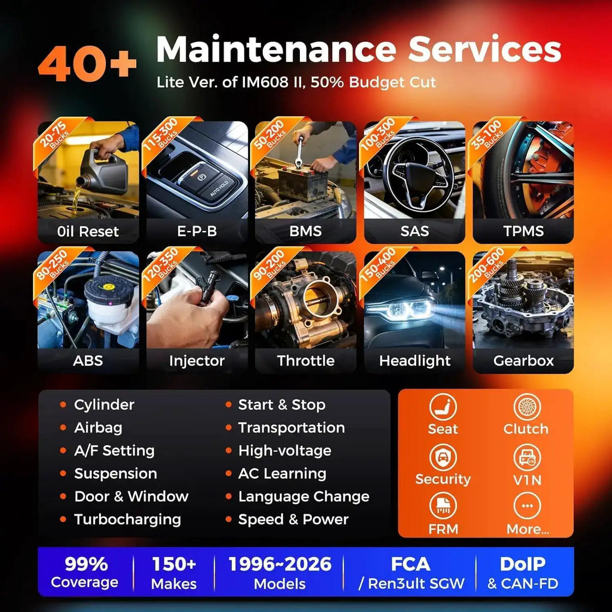 Autel MaxiIM Automotive Scanner IMMO Key Programming Diagnostic — product view 7