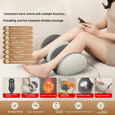 3D Shiatsu Foot Massager for Circulation Relax, Machine with Deep-Kneading Heat, Calf Massager,Ideal Gift for Mom Dad Friends