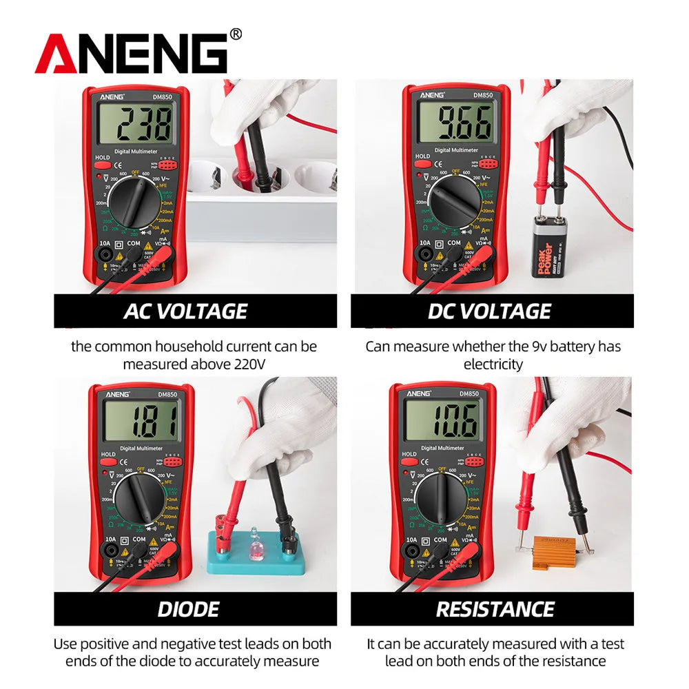 Aneng Handheld Digital Multimeter Professional