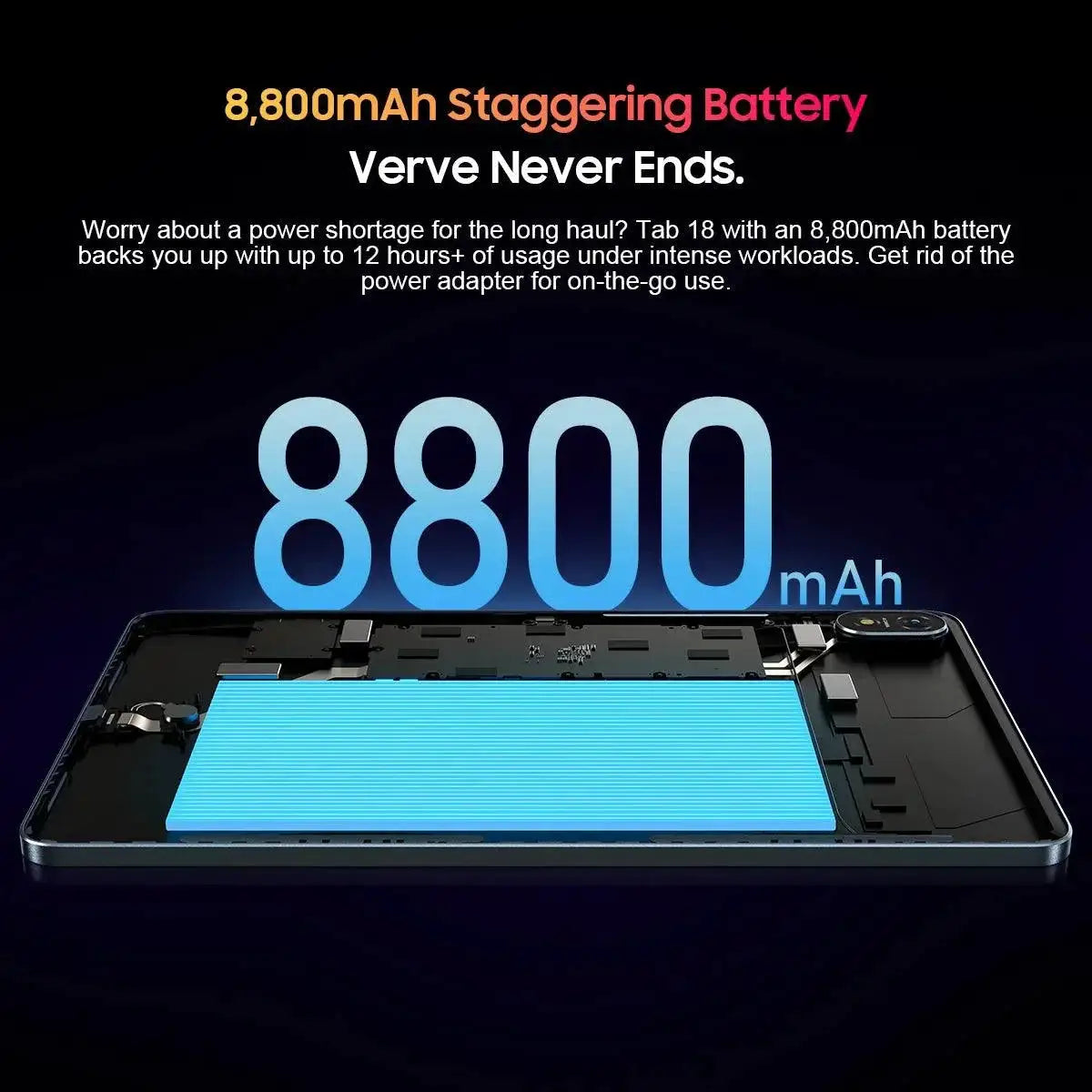 Blackview Tab 18 12 Inch Tablet Helio G99 2.4K HD Display