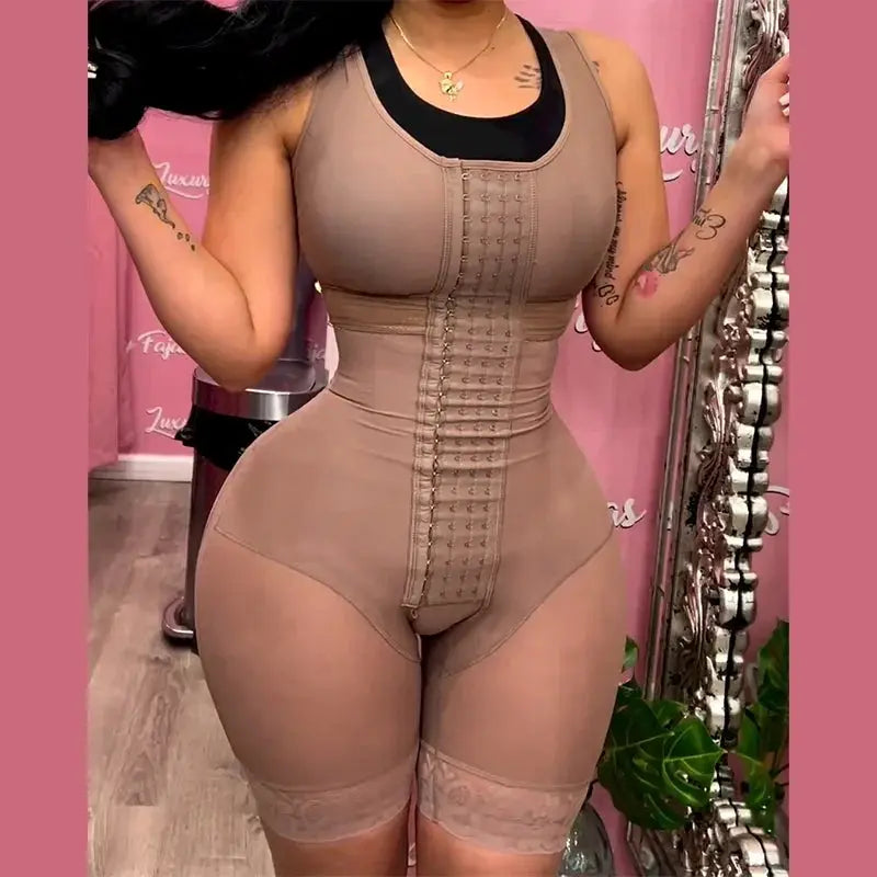 Colombian High Compression Bodysuit Tummy Control Shaper