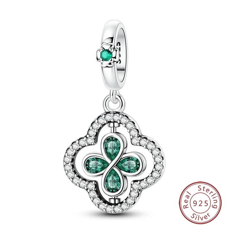 Sterling Silver Lucky Four Leaf