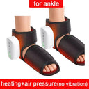 Ankle Foot Air Massager 3 Modes 5 Levels Wrap Cordless 1200mAh Vibrating Warming Sleeve Support Rechargeable Compress Joint Cuff
