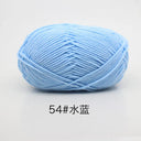 40-50g 4ply Milk Cotton Knitting Yarn For Crochet Craft