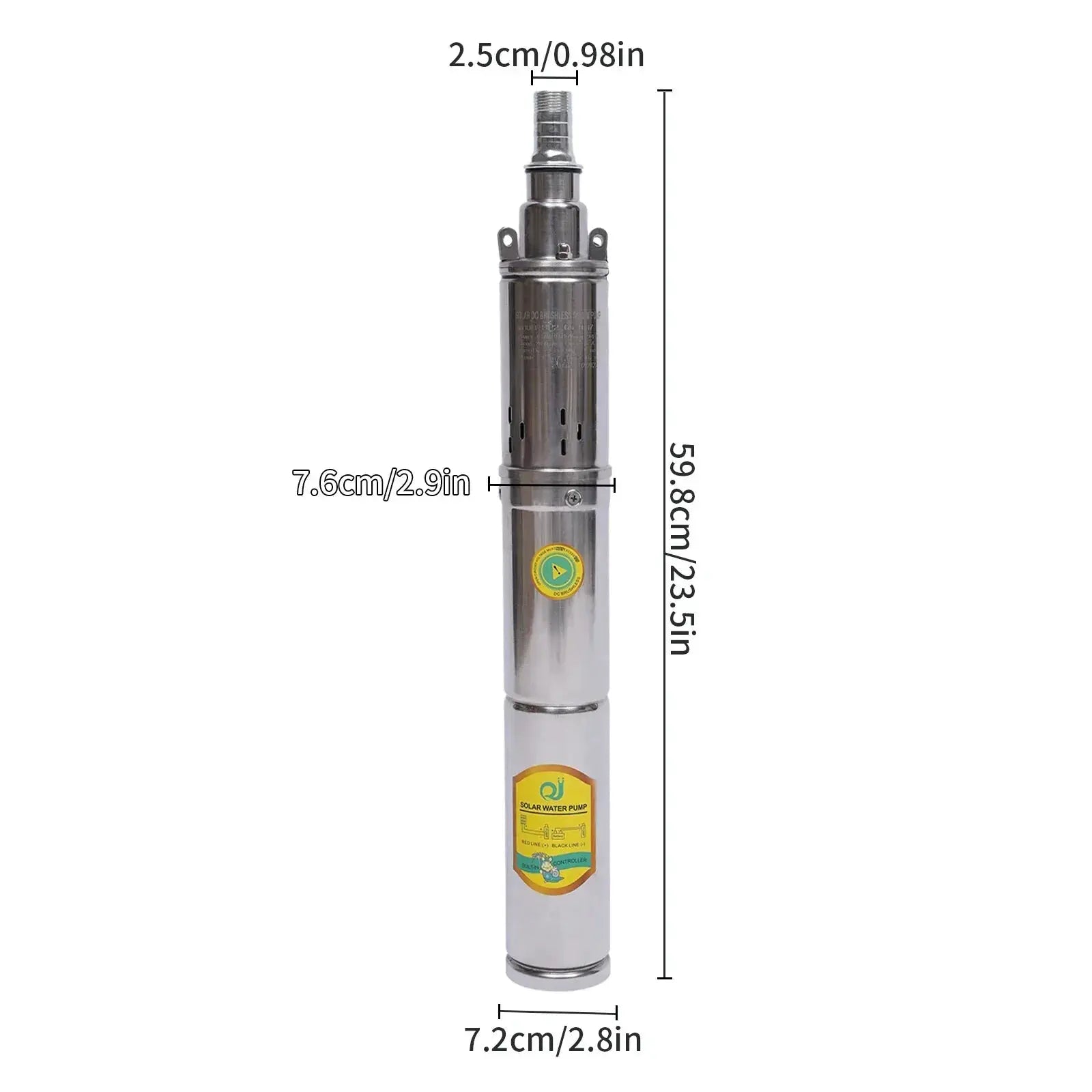 Solar Water Pump 24V 370W Submersible Stainless Steel Pump