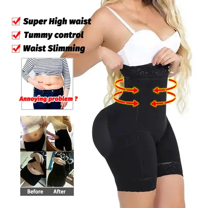 Seamless High Waist Shapewear Butt Lifting Panties