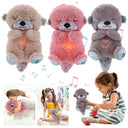 Baby Breathing Bear Soothing Music Plush Doll Toy For Sleep