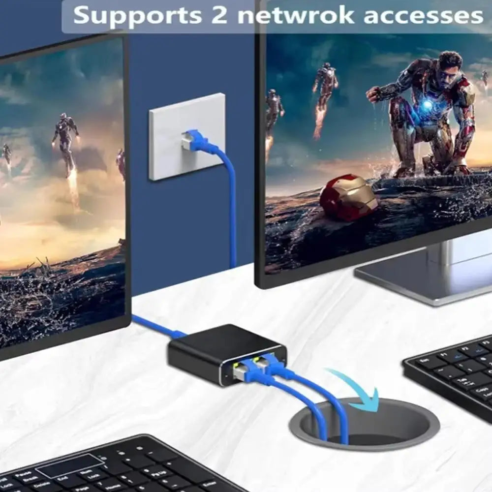 Splitter Dual Port Gigabit — product view 3