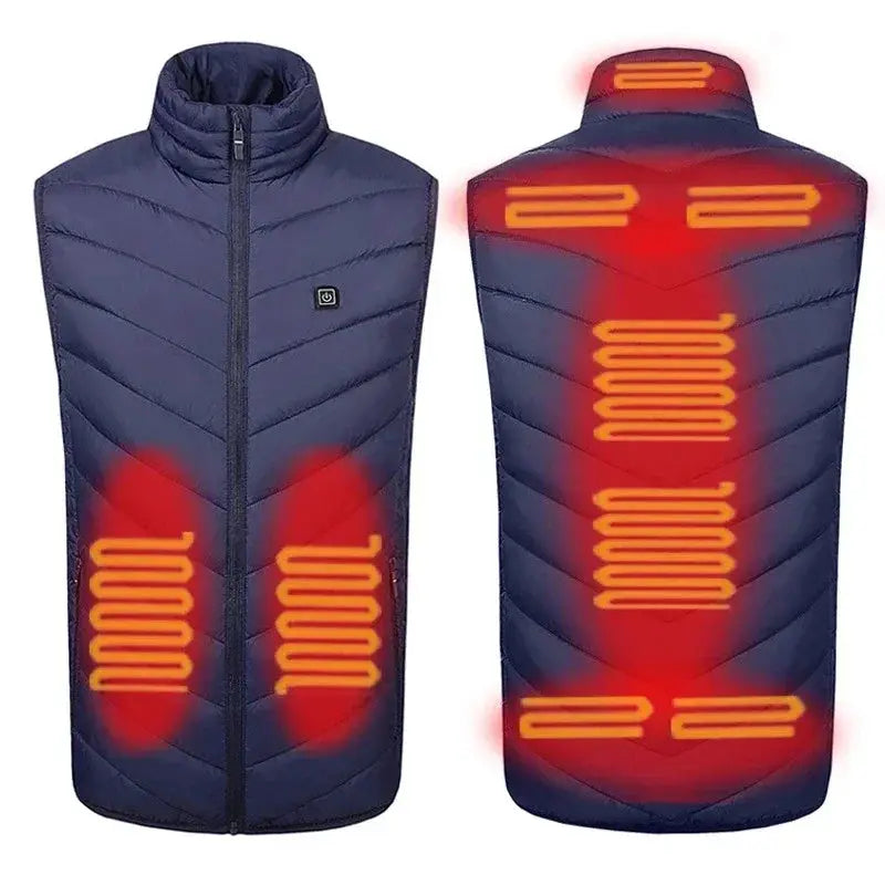 17 Heated Vest Jacket for Men Women Winter Warmth Fashion