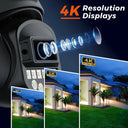 Smart AI Tracking Outdoor Camera for Home Security