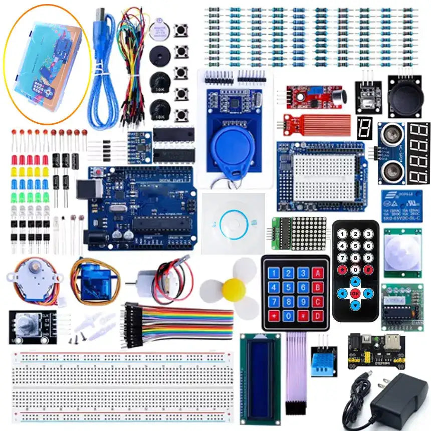 ArduinoR3 Project Most Complete Starter Kit with Tutorial Compatible with IDE DIY Electronic Motherboard Robot Kit breadboard