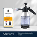 2L Hand Pump Foam Sprayer With 3 Nozzles For Car Wash
