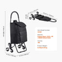 Portable Foldable Stair Climbing Cart