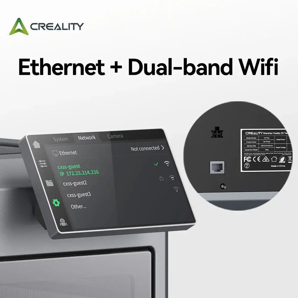 Creality K2 Plus 3D Printer +1KG Hyper PLA RFID With Dual AI Cameras & Auto Leveling, 600mm/s Fast Printing, Build Volume Suitable For/Office, Compatible For FDM 3D Printing