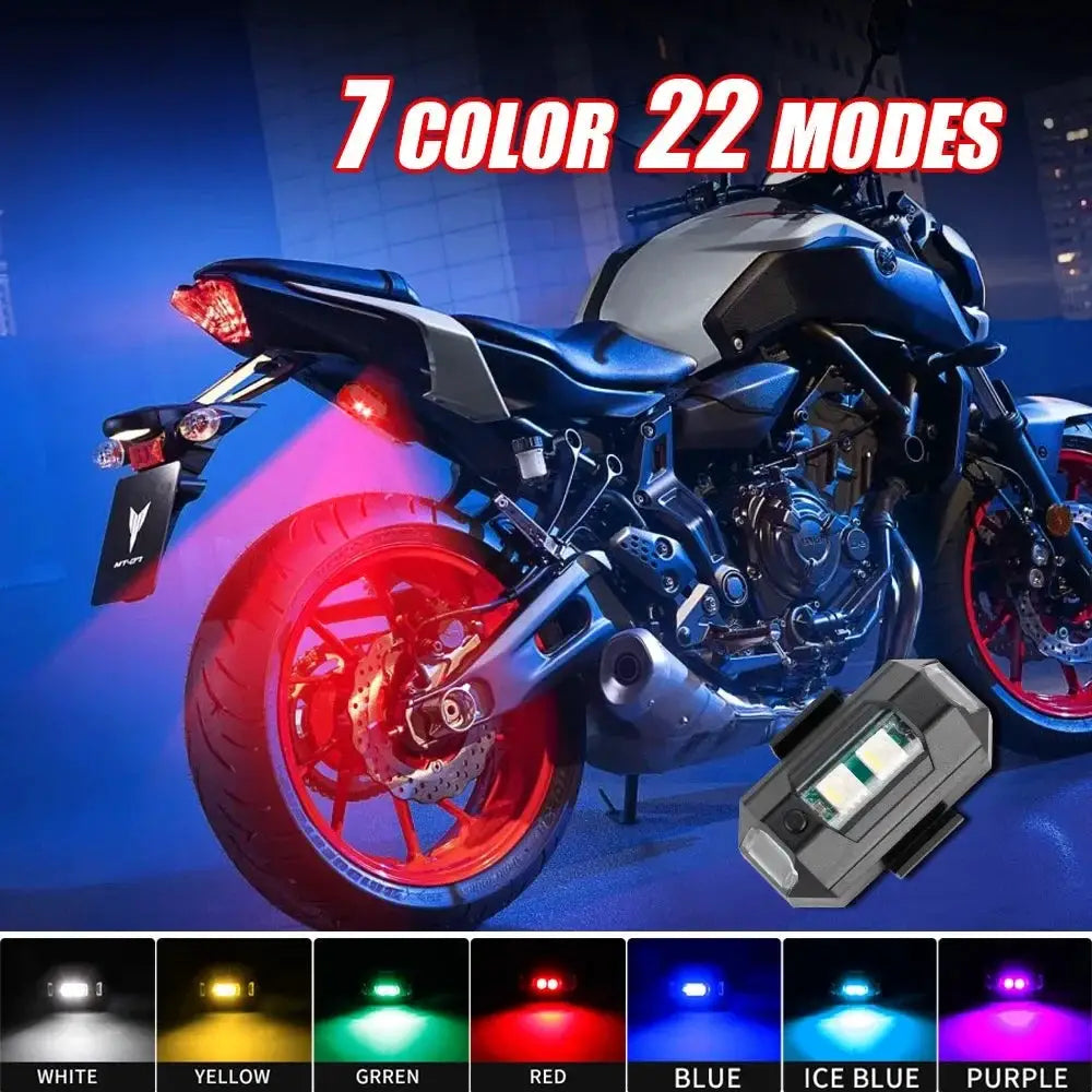 Motorcycle Lights Drone Strobe USB LED Anti Collision Safety