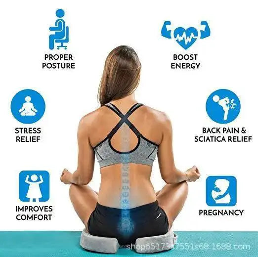 Gel Memory Foam U Shaped Seat Cushion For Pain Relief