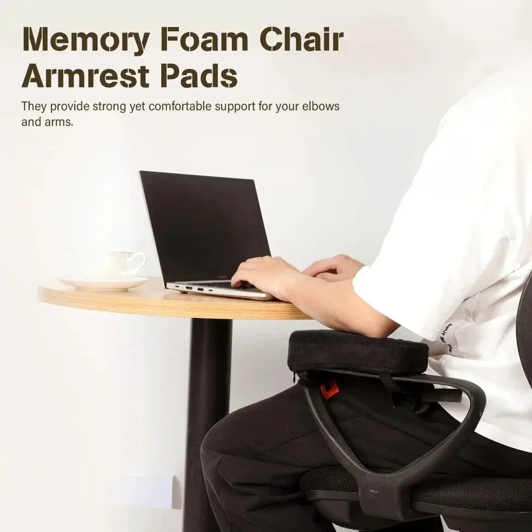 Ergonomic Memory Foam Armrest Cushions For Office And Gaming