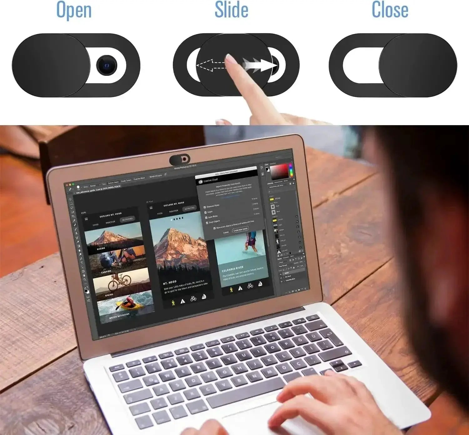 Webcam Privacy Cover Slider Keeps Your Camera Safe