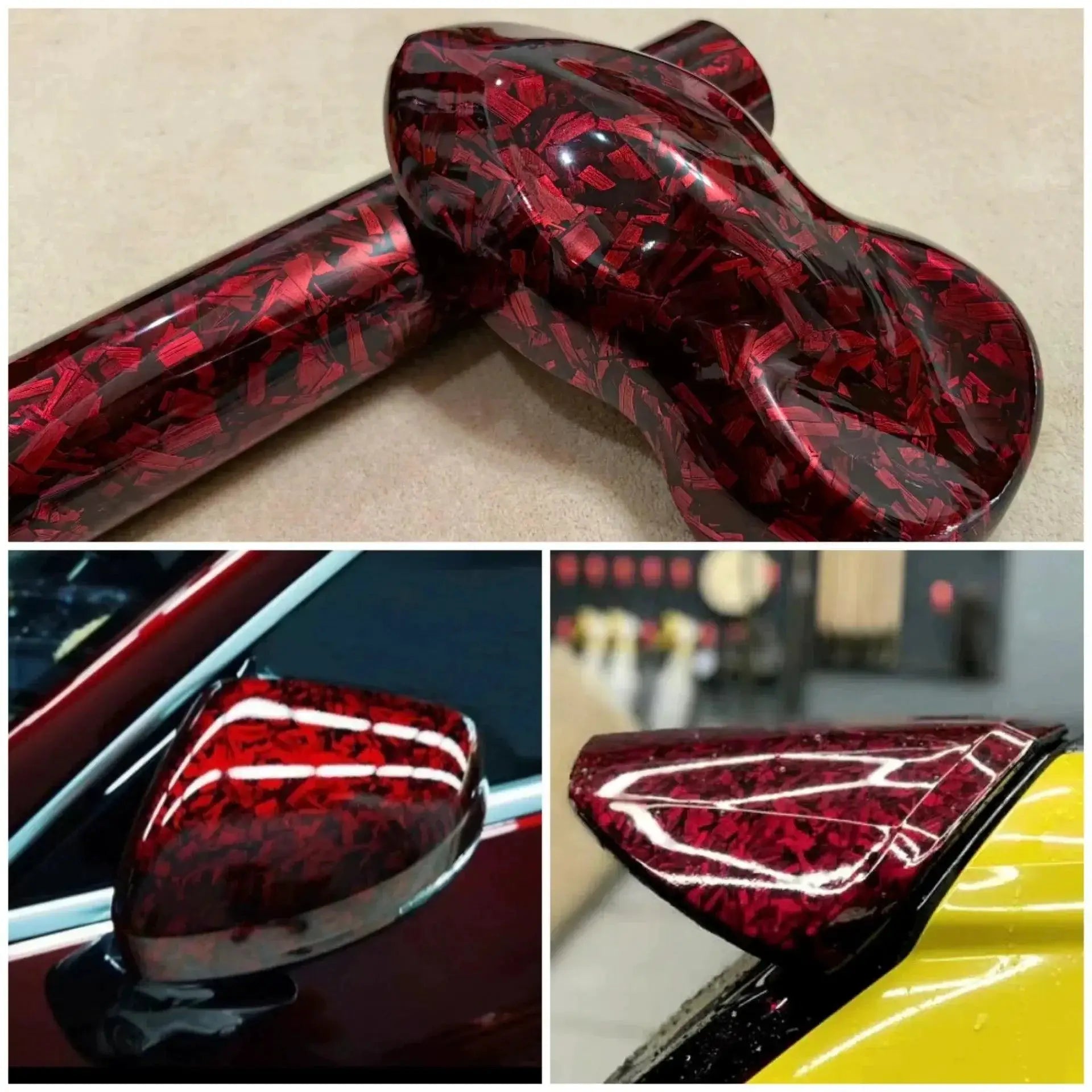 Forged Carbon Fiber Vinyl Wrap Roll Premium Quality Film