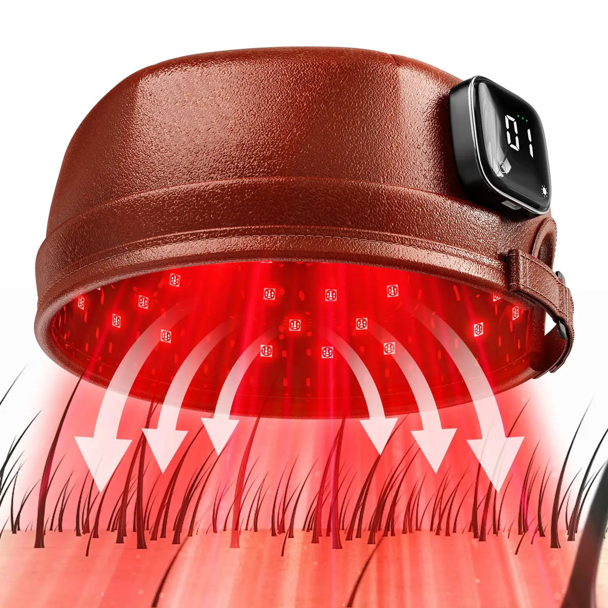 Red Light Therapy Hair Growth Cap Infrared LED Lights Hat — product view 1
