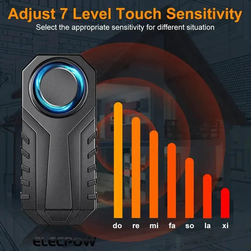 Elecpow Wireless Bike Alarm Advanced Security System