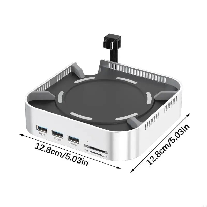 Desktop Work Base with Storage Room, Screen Linking, and File Access For Mini4