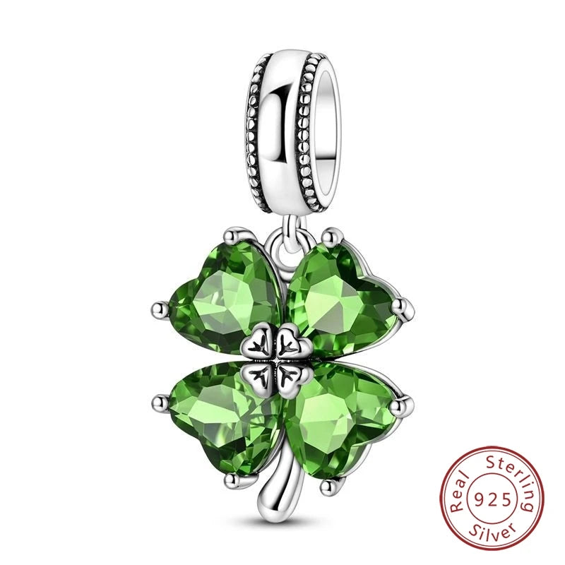 Sterling Silver Lucky Four Leaf