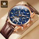 Classic Automatic Men Watch Leather
