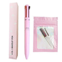 New 4 In 1 Eyebrow Pencil Lip Liner Highlighter Pen