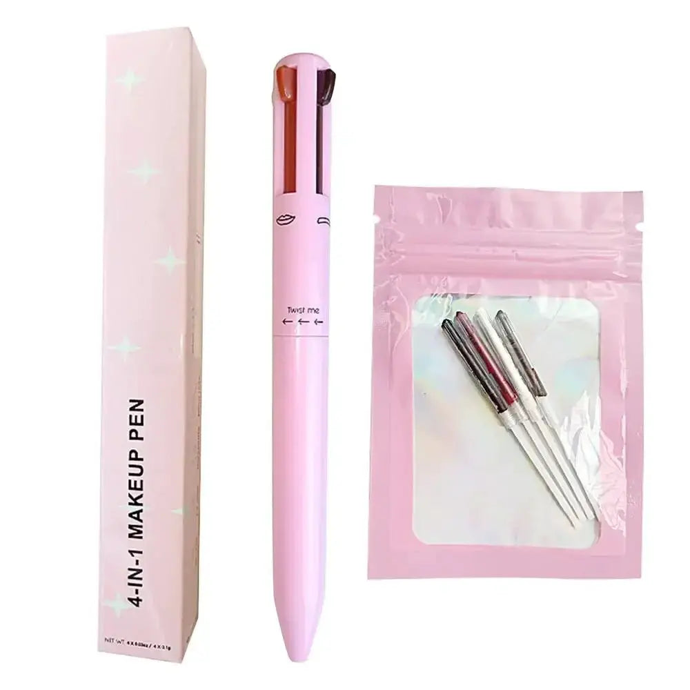 4 In 1 Eyebrow Pencil Lip Liner Highlighter Pen For Everyday