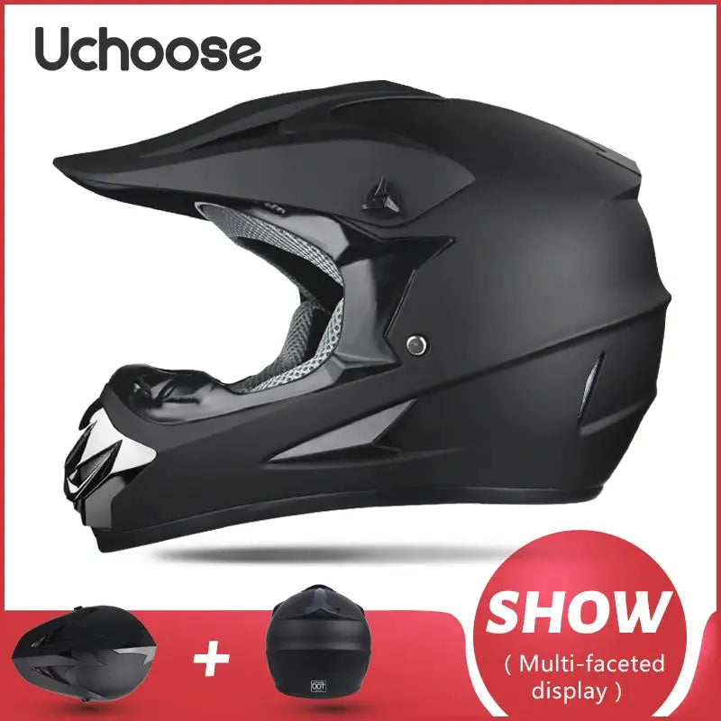 Kids Motocross Motorcycle Helmet — product view 9