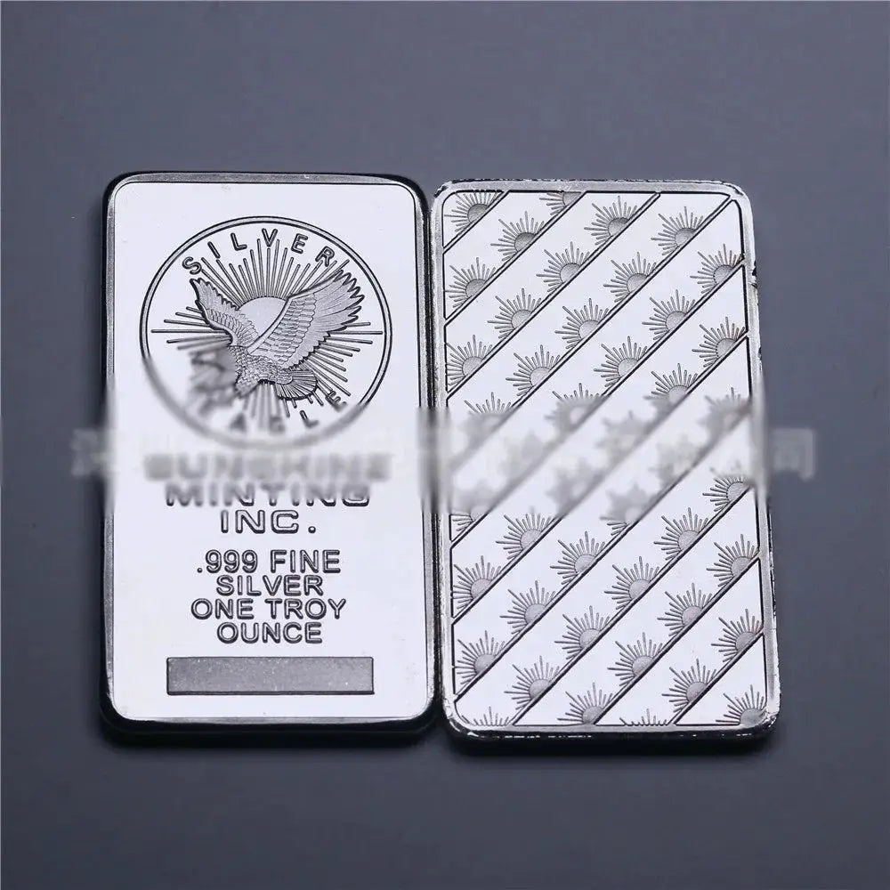 1PCS Various countries Mint 1 Troy Ounce beautiful Various countries Silver Bullion Bar Replica Coins Collection copy gift