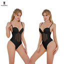 Plus Size Strap Bodysuit Corset - Seamless Shapewear