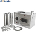 Design Stove Stainless Steel Thermal Tent Stove Burn Wood