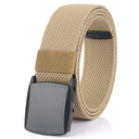 VATLTY Metal Free Men's Elastic Belt Quick Release Nylon Buckle