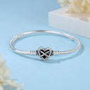 Sterling Silver Bracelet Bangles Love