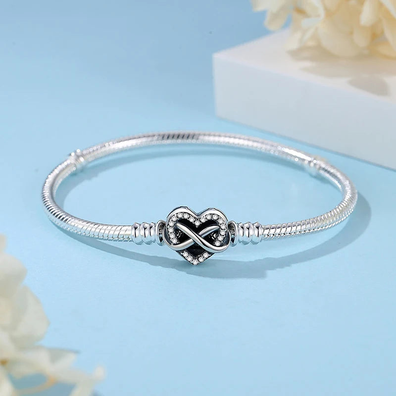 Sterling Silver Bracelet Bangles Love