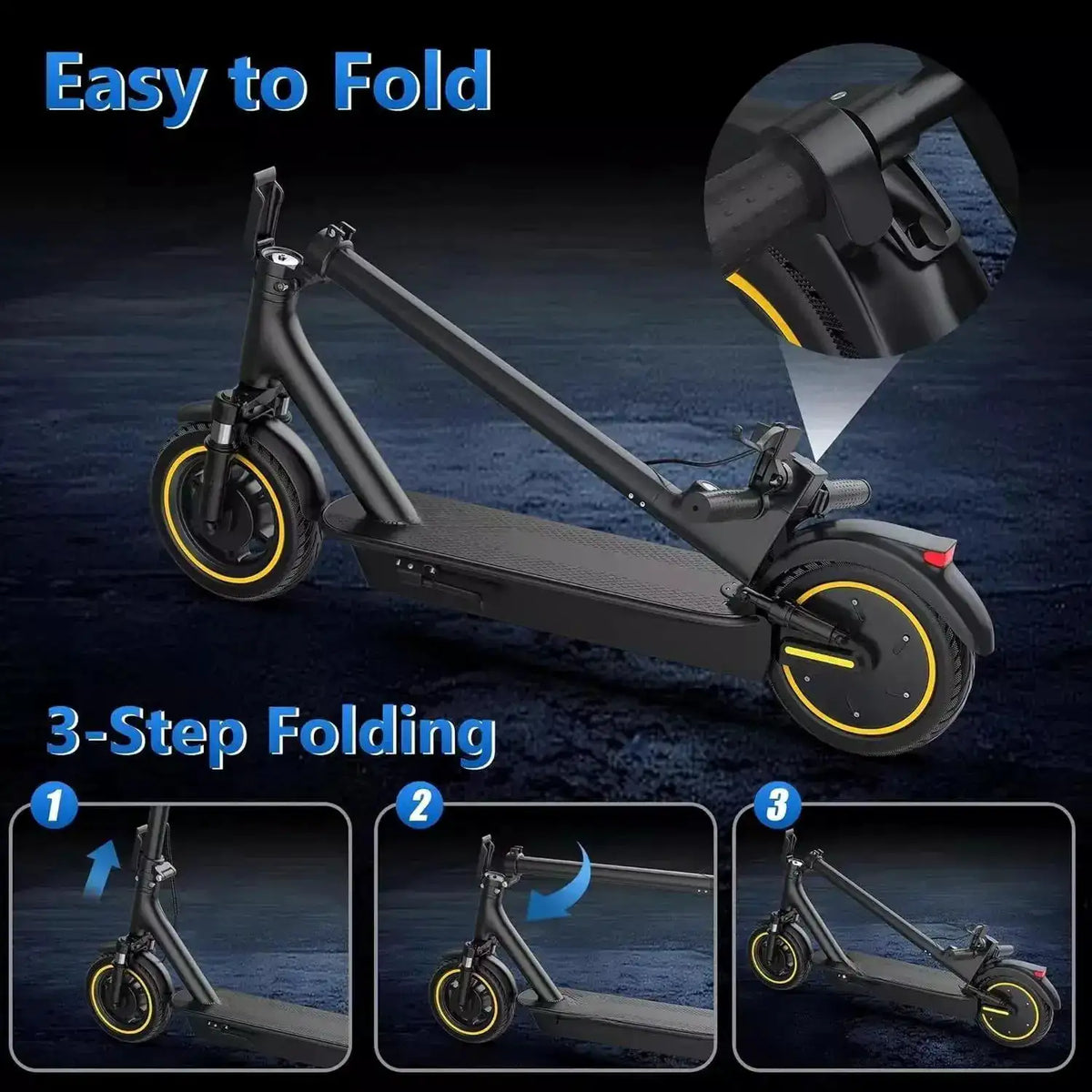 Ladped Folding Electric Scooter — product view 3