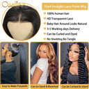 Glueless Human Hair Wig With HD Lace Closure 360 Lace Front