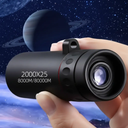 2000X25 HD Monocular Telescope For Travel Hiking Camping Bird Watching See Far